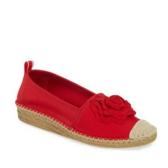 Taryn Rose Shoes Taryn Rose Quincy Espadrille Wedge Flat New